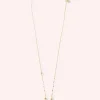 Lucky Horseshoe Charm Necklace - Gold