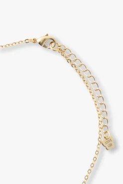 Lucky Horseshoe Charm Necklace - Gold