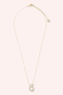 Lucky Horseshoe Necklace - Gold