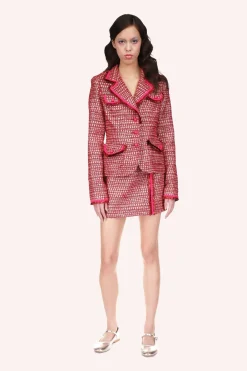 Lurex Tweed Mini Skirt