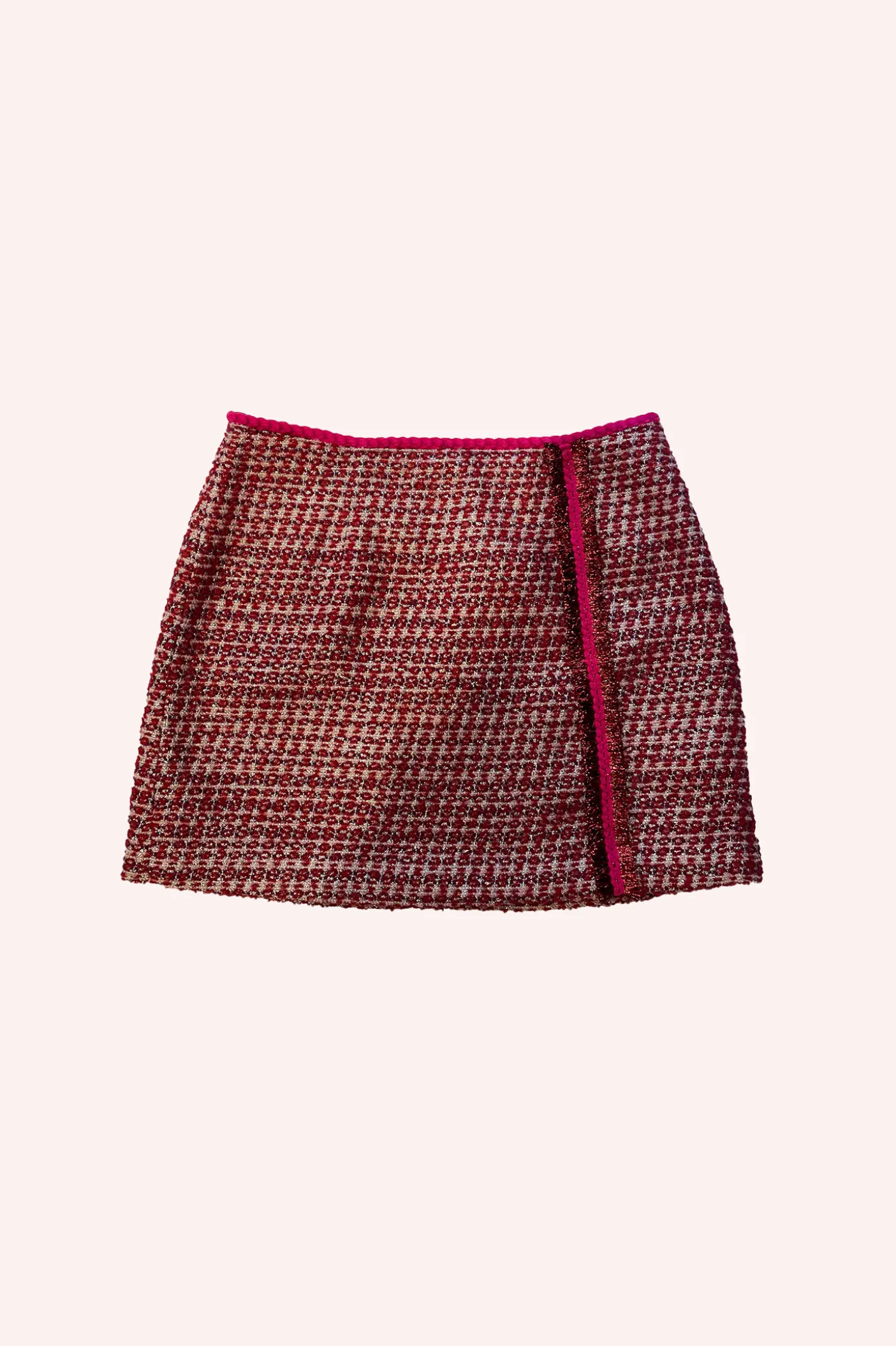 Lurex Tweed Mini Skirt