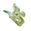 Medium Gemstone Butterfly Jaw Clip Verde Mare