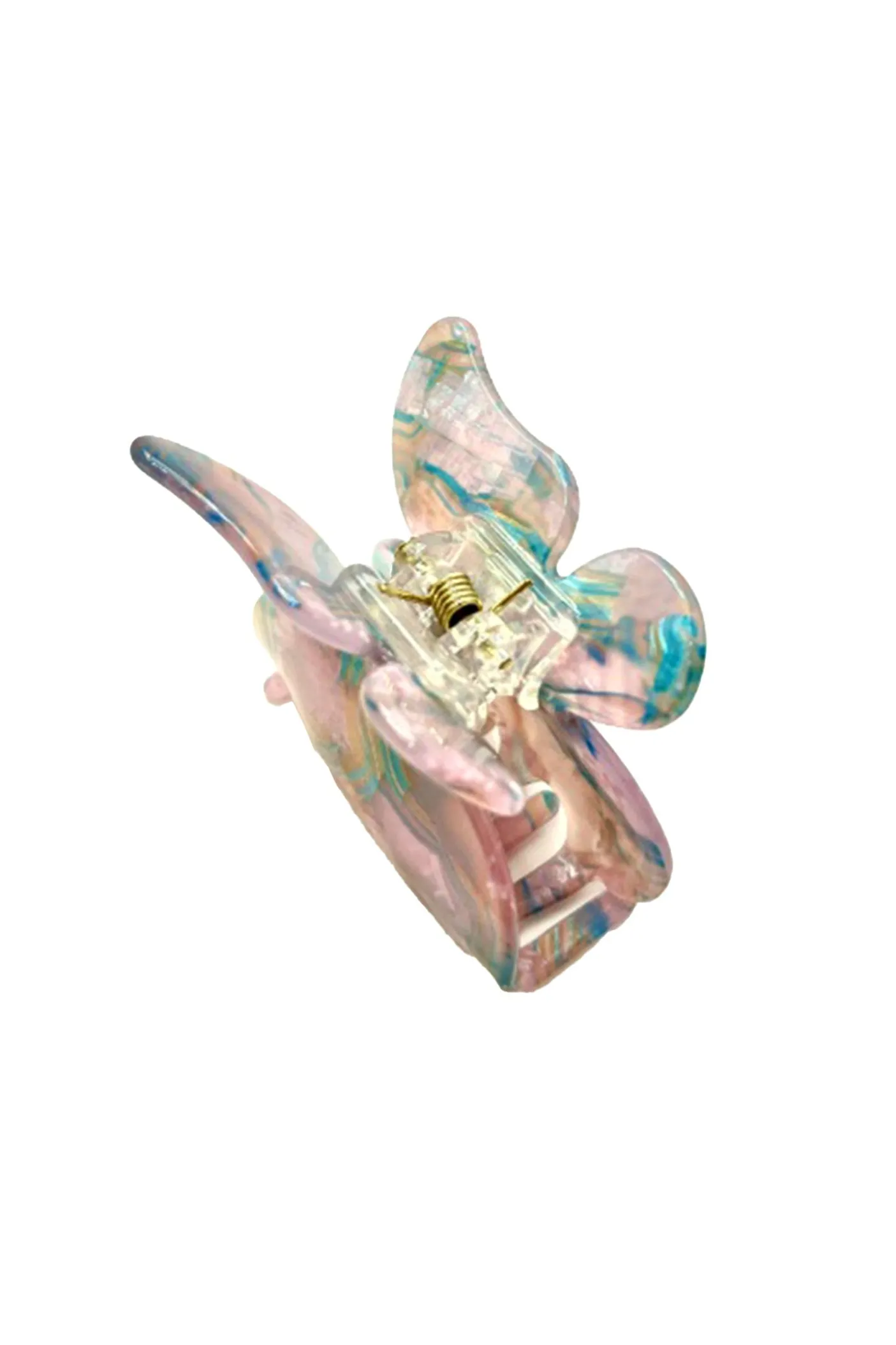 Medium Gemstone Butterfly Jaw Clip Lilac