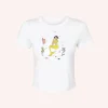 Mermaid Baby Tee White