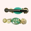 Mermaid Shell Clamp Clip Aqua