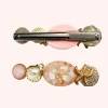 Mermaid Shell Clamp Clip Pink