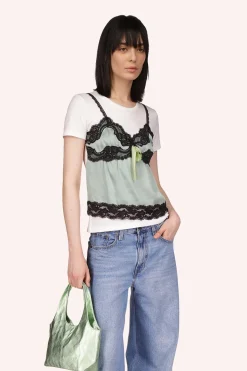 Metallic Faux Leather Mini Bag