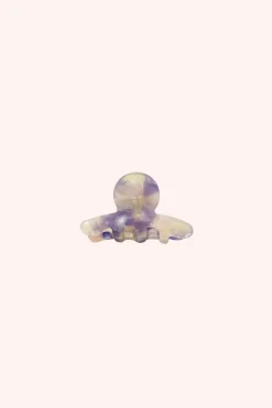 Mini Fine Hair Clip Violet