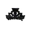 Mini Medieval French Jaw Clip Black