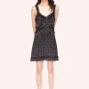 Mini Rosebud Satin Mini Dress