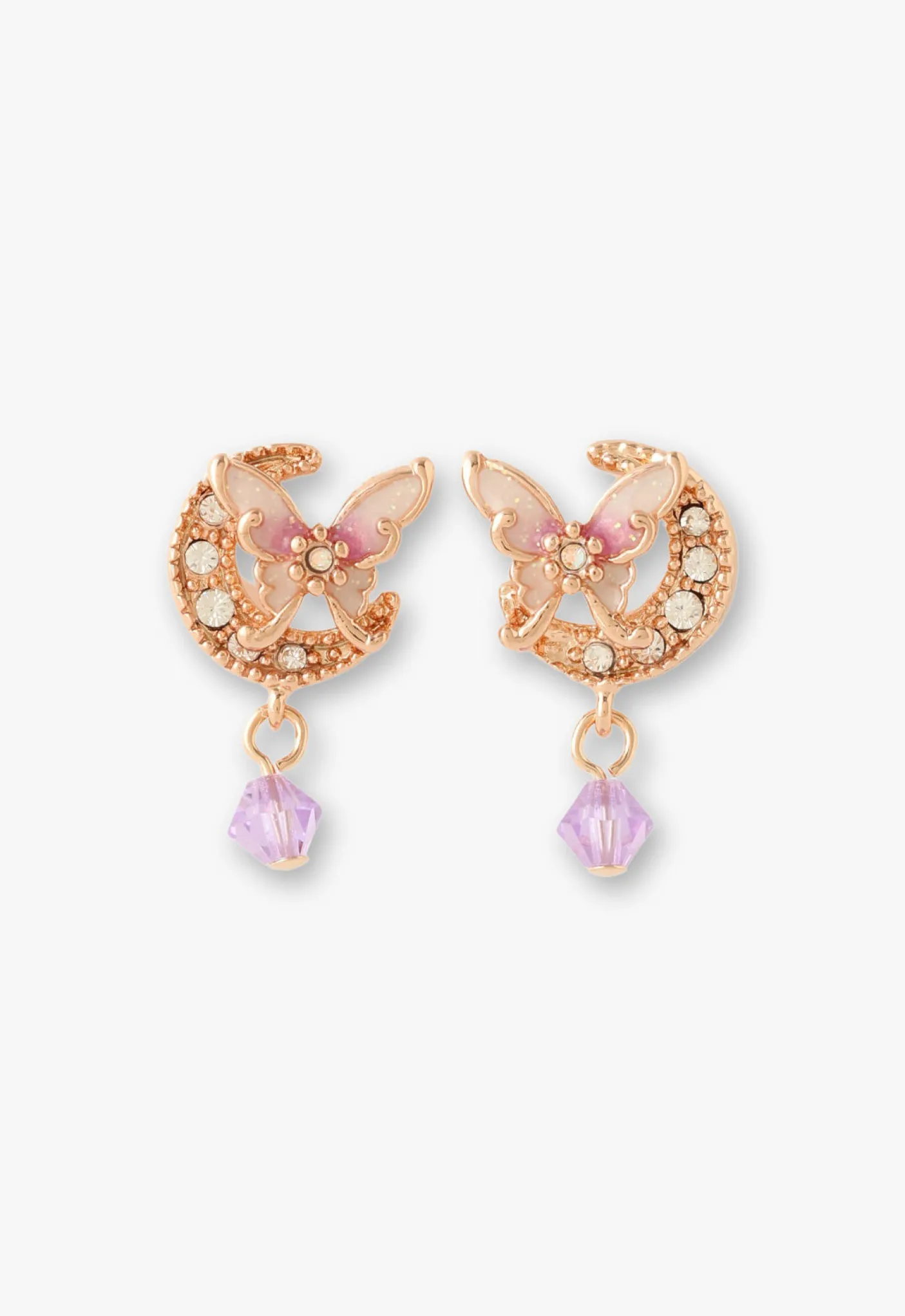 Moonlit Butterfly Earrings