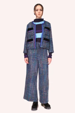 Multi Tweed Pants