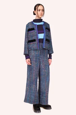 Multi Tweed Pants