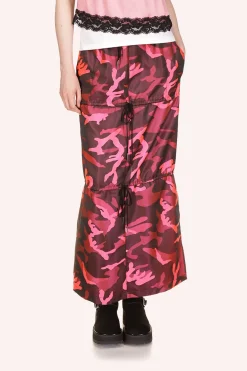Neon Camouflage Skirt