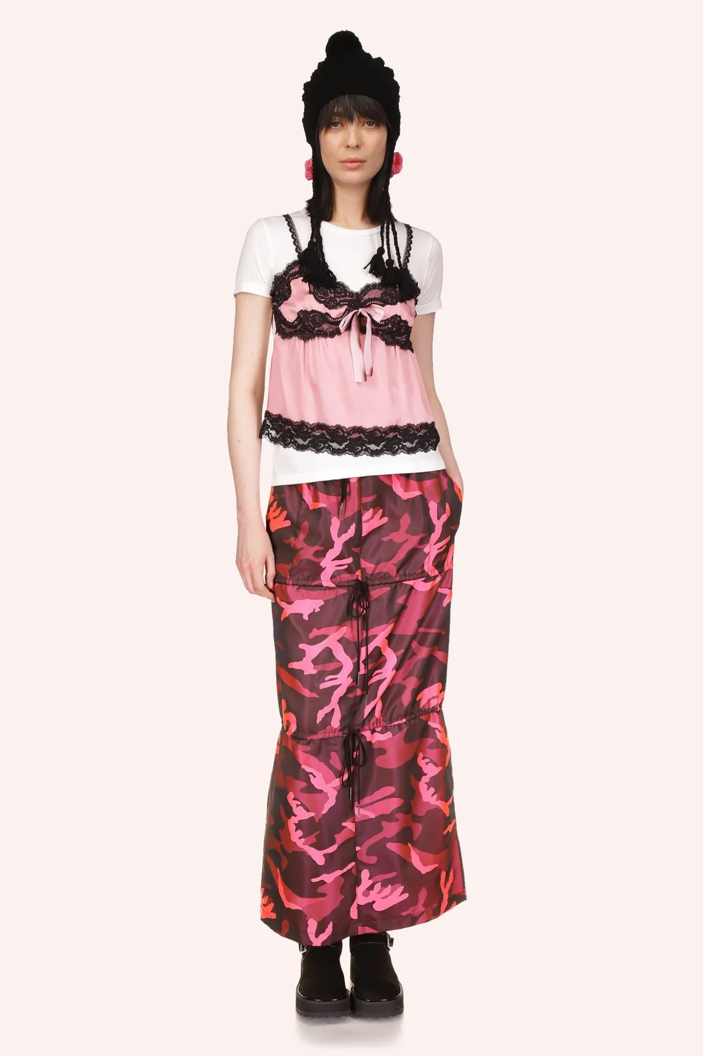 Neon Camouflage Skirt