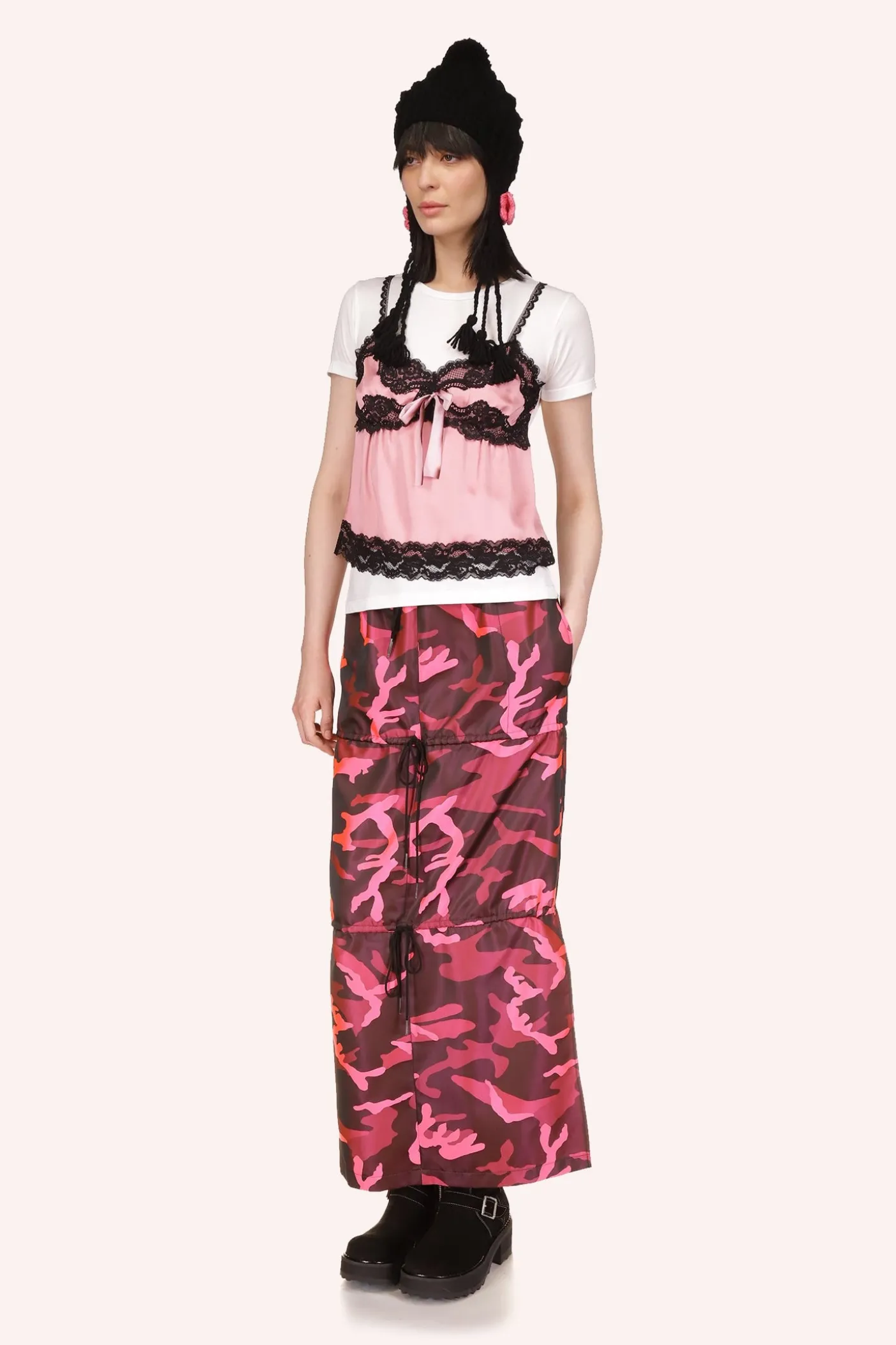 Neon Camouflage Skirt