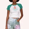 Octopus Raglan Baby Tee Green