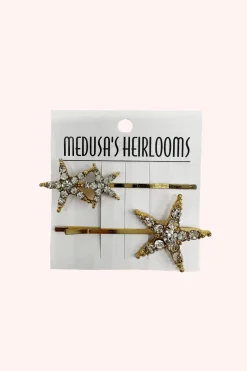 Oh My Stars Hair Pins Gold