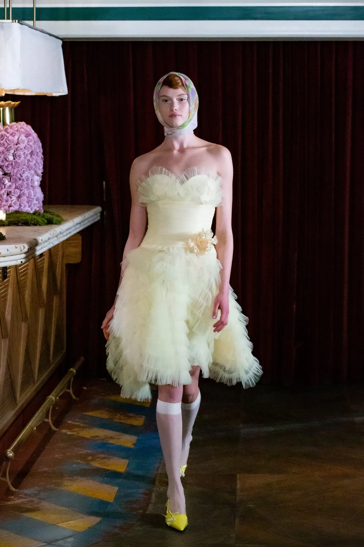 Party Girl Strapless Tulle Dress
