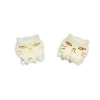 Pastel Meow Cat Jaw Pair Ivory