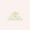 Pearl Medium Pastel Crystal Jaw Clip