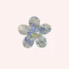 Petite Forget Me Not Flower Clip Aquamarine