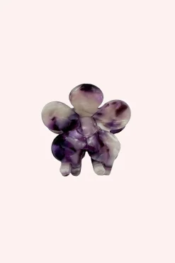 Petite Forget Me Not Flower Clip Amethyst