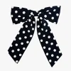 Polka Dot Bow Hair Clip