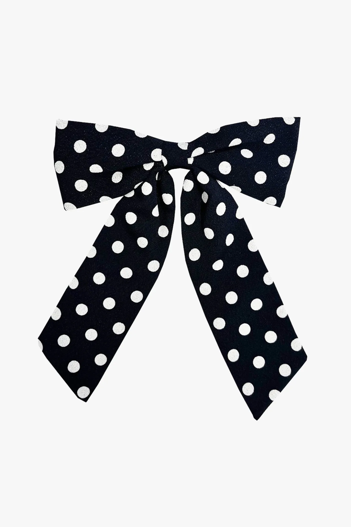 Polka Dot Bow Hair Clip