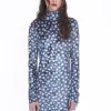 Posie Stretch Velvet Turtleneck Dress