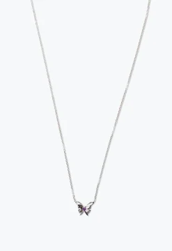 Ribbon Butterfly Necklace