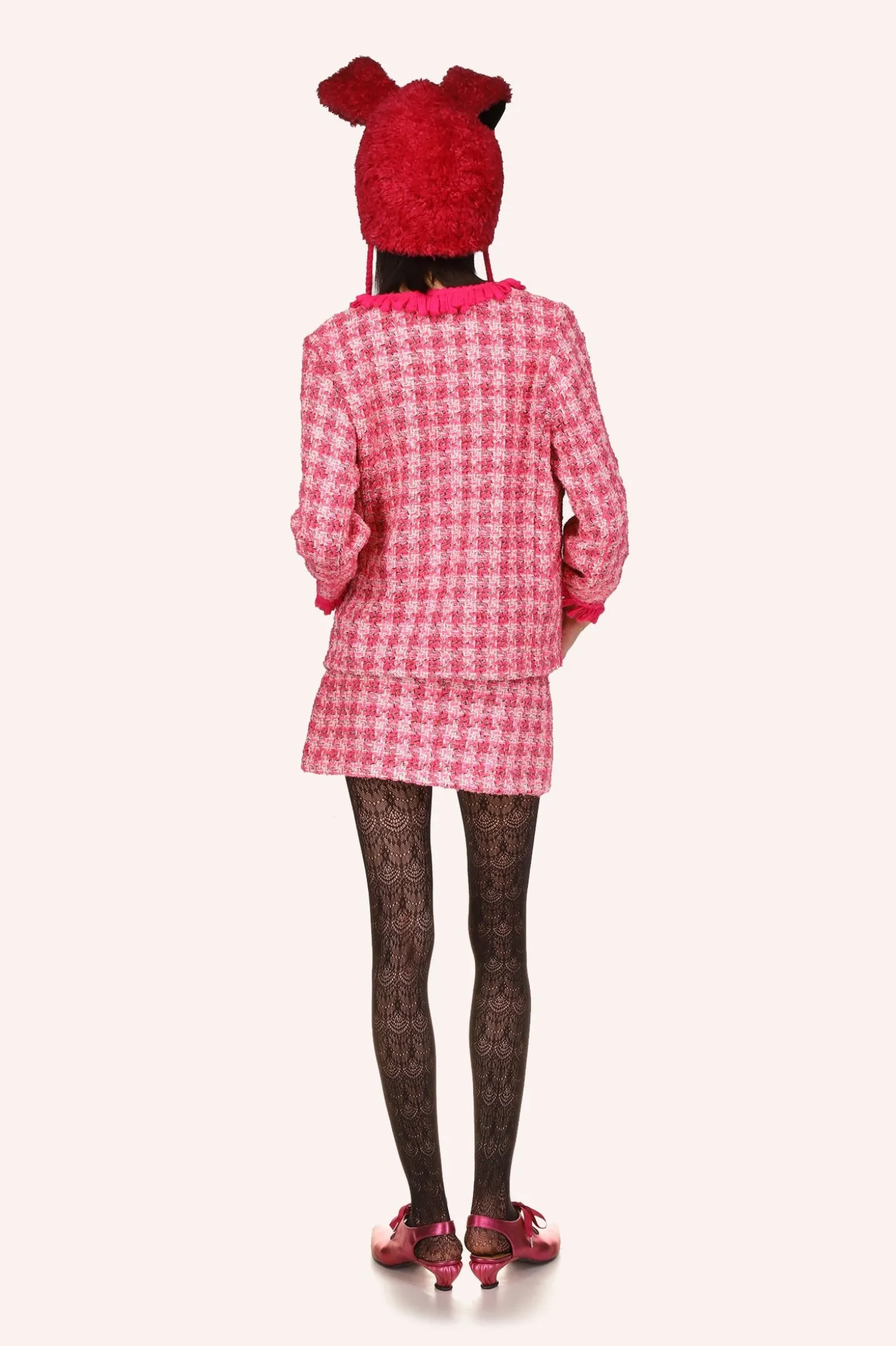 Ribbon Chenille Tweed Jacket