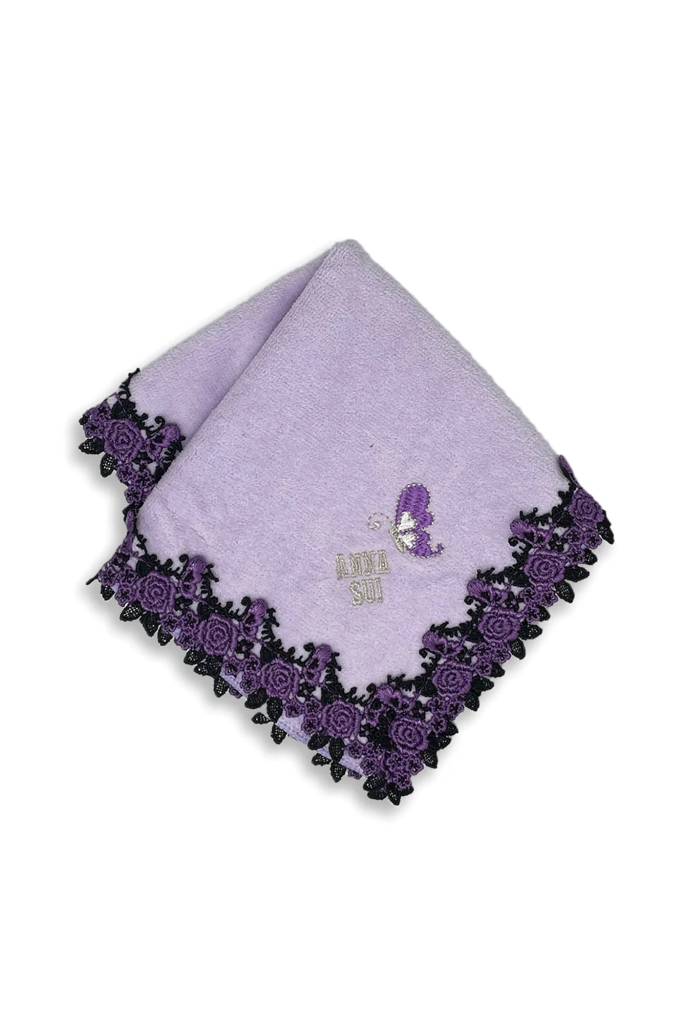 Rose Embroidery Washcloth