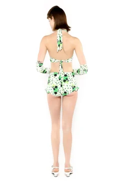 Rosebuds High Waisted Bikini Set