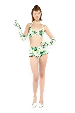 Rosebuds High Waisted Bikini Set