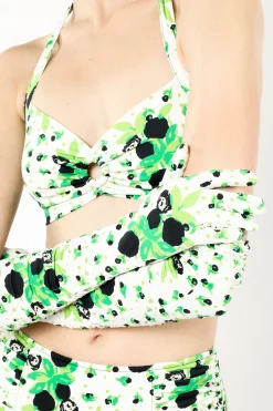 Rosebuds Swim Ruched Gloves