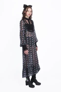 Rosetti Chiffon Victorian Bib Dress