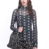Rosetti Mesh Turtleneck Top