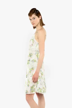 Rosies Posies Chiffon Romantic Lace Slip Dress