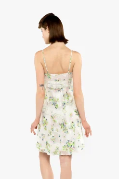 Rosies Posies Chiffon Romantic Lace Slip Dress