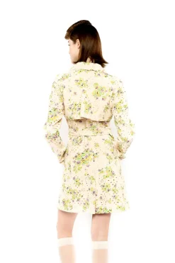 Rosies Posies Eyelet Trench Coat