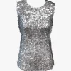 Sea Nymph Sequins Sleeveless Top