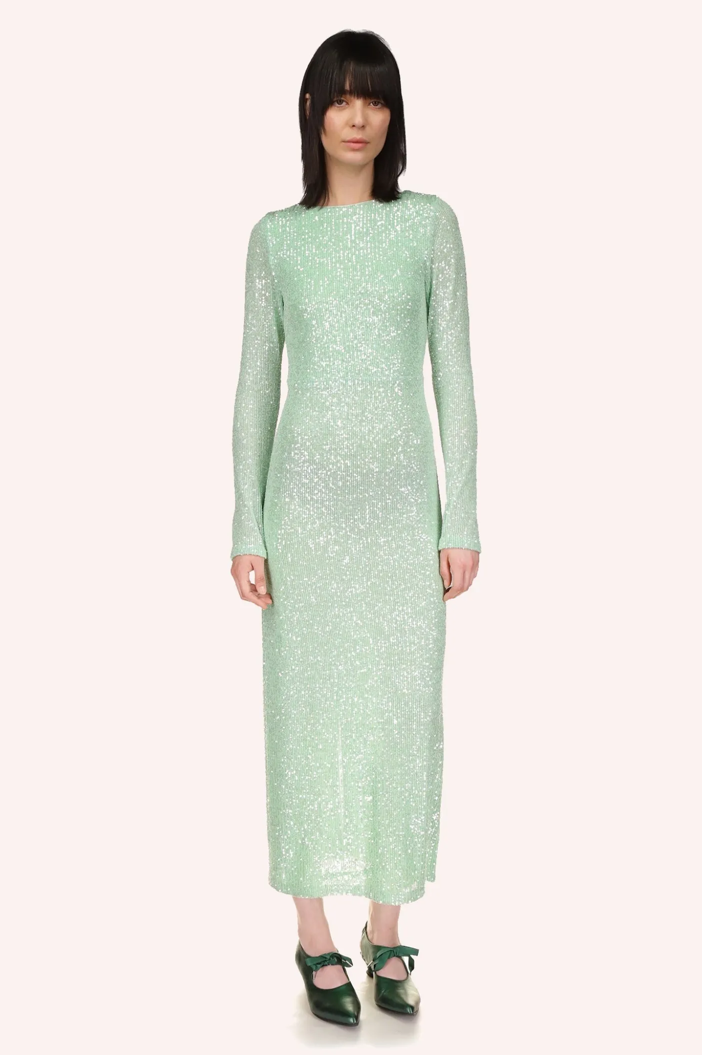 Sequin Mesh Dress