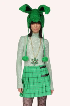 Sequin Mesh Turtleneck