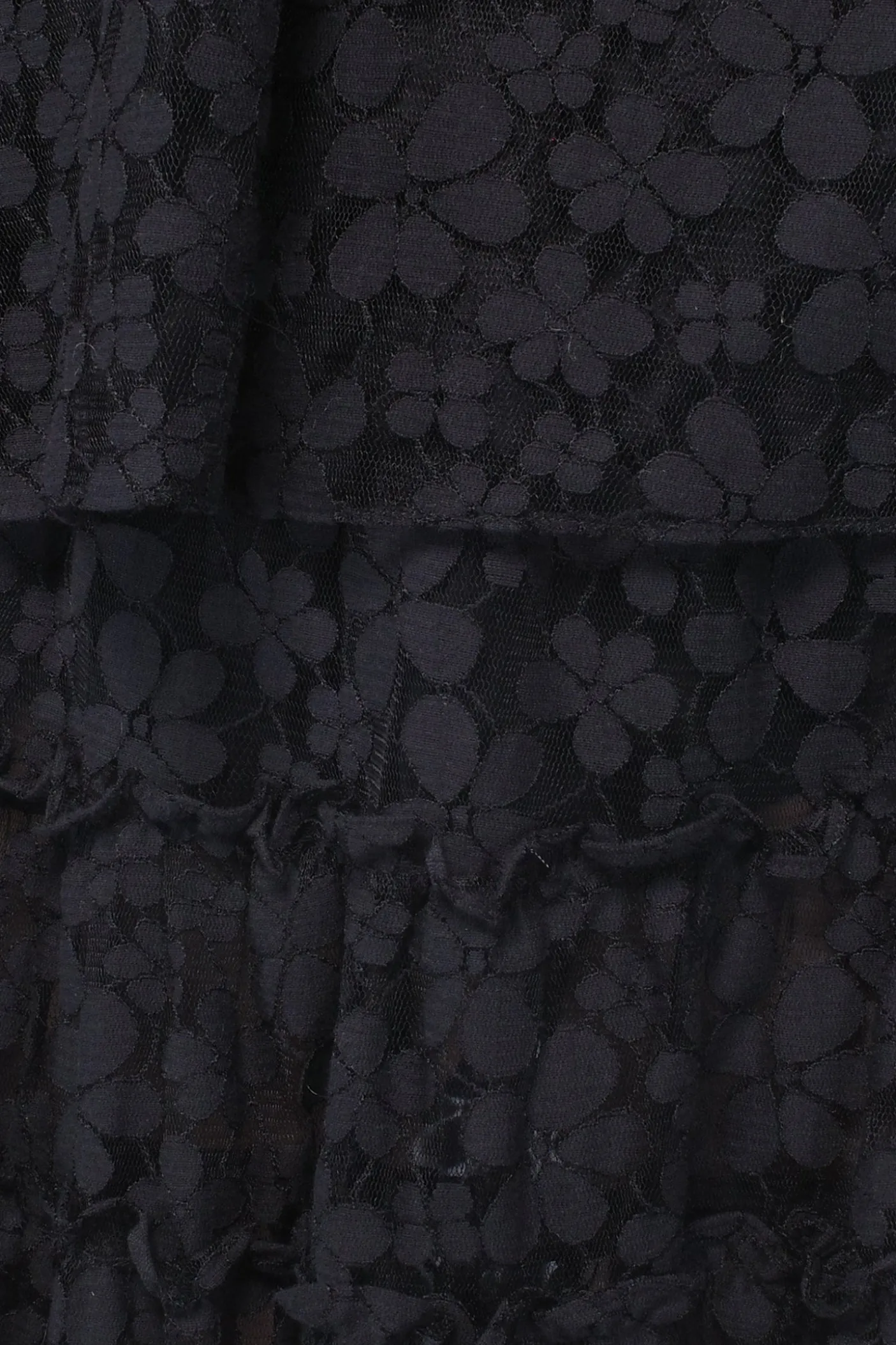 Shadow Blossom Tulle Tiered Petticoat Skirt