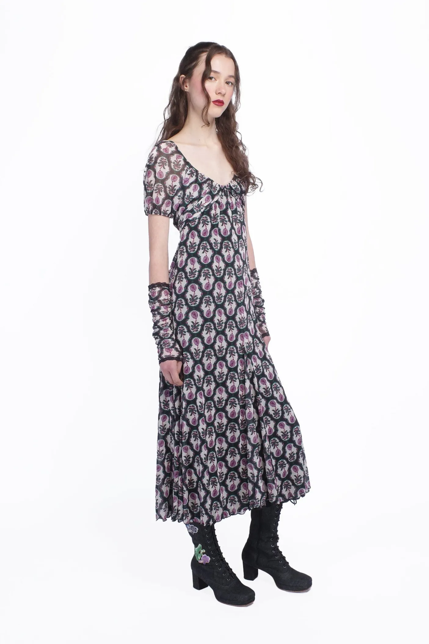 Sleeping Beauty Mesh Bow Dress