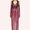 Snakeskin Sequin & Lace Dress