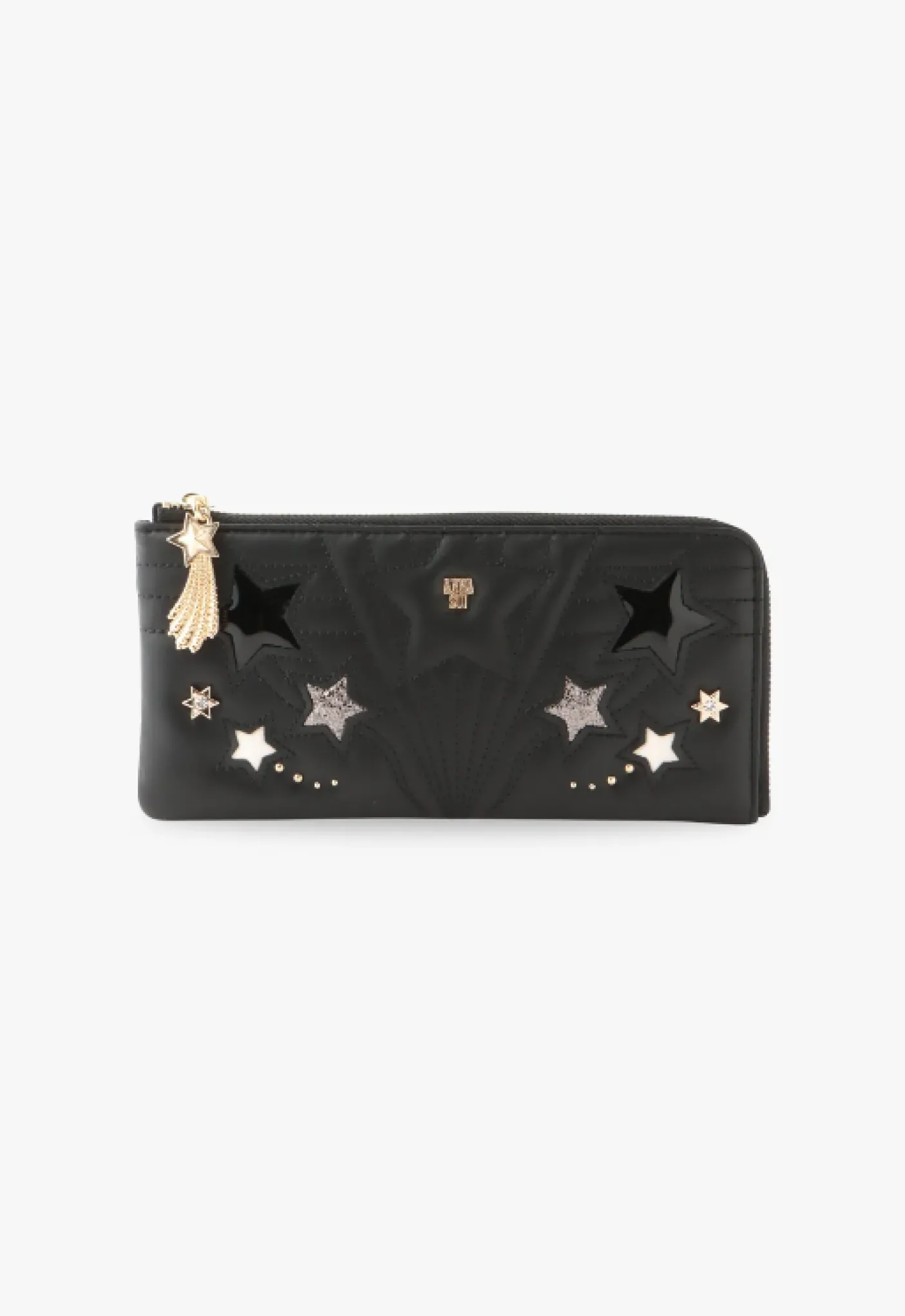 Starstruck Half-Zip Wallet-Black
