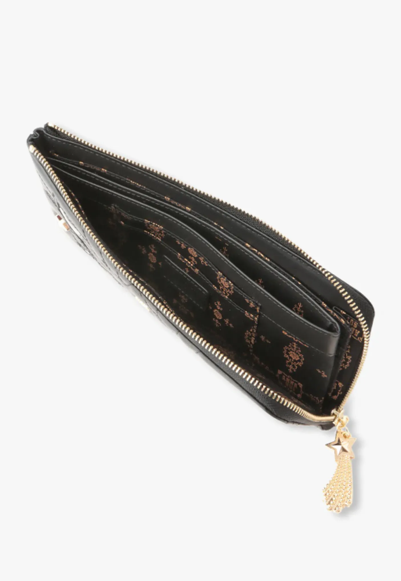 Starstruck Half-Zip Wallet-Black