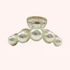 String of Pearls Mini Jaw Clip Ivory